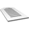 Ekena Millwork Octagonal Top Surface Mount PVC Gable Vent: Functional, w/ 3-1/2"W x 1"P Standard Frame, 16"W x 32"H GVPOT16X3201SF - alternate 3